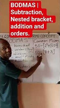 BODMAS Explained | Solve Brackets, Subtraction & Nested Operations Easily
