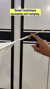 smart technique for mosquito net hanging #mosquito #mosquitonet #technique #dailylifehack #fblifestyles | viyofoood