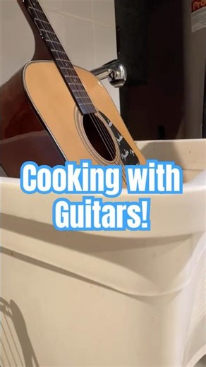 Cooking with Guitars! #memes #comedy #guitar #cooking #tutorial #funnyvideos #music #chef #culinary