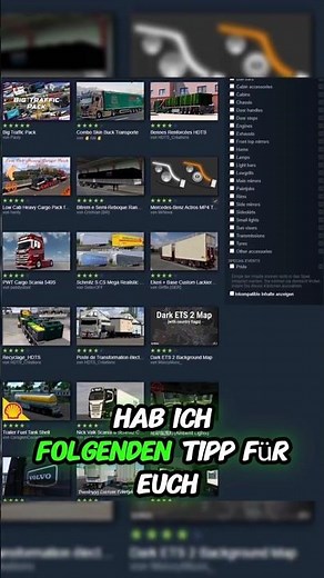 Mit DIESEN TIPP behältst du alle ETS2 Mods im Blick! #ets2 #eurotrucksimulator2 #ets2mods