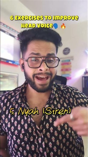 6 Exercises to Improve Head Voice🔥 #vocaltraining #headvoice