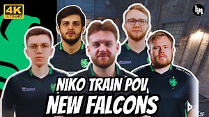 🔥NiKo和新Falcons天梯撞车iM车队！火车POV | 2025.01.17 | CS2 POV