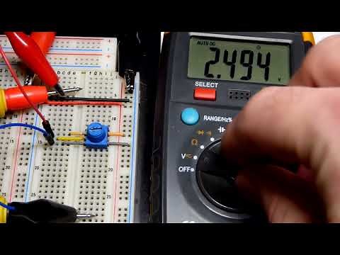 Trimmer Potentiometer or Trimpot component as a variable resistor or voltage divider basics