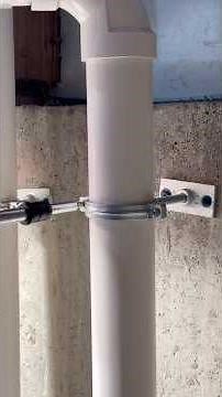 PVC pipe supporting brackets #diy #tools #construction