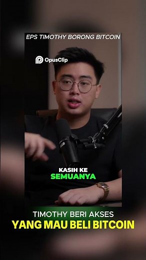 Buy Bitcoin with 1000 Rupiah? You can! #TimothyRonald #SuccessTips #bitcoin #crypto #shorts