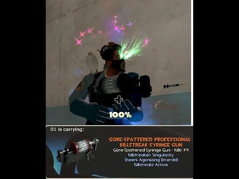 TF2 How To Craft Professional Killstreak Kit Singularity Agonizing Emerald Strange Syringe