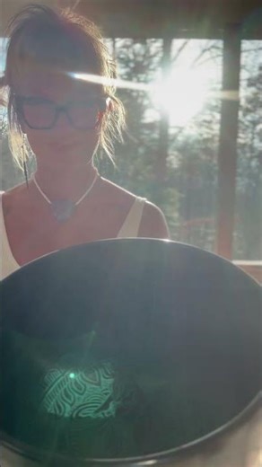 Distance Reiki & Tibetan Sound Bowl D Note Powerful Sunset Clearing #shorts #soundhealing #reiki