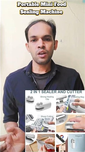 Portable Mini Food Sealing Machine #food #sealing #flipkartsale