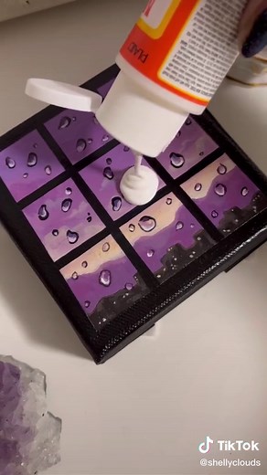 3D Raindrop Effect Window Painting Tutorial