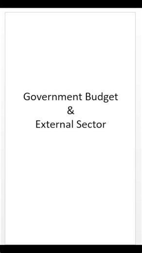 Class 12 Economics 🔥 Government Budget & Balance of Payments Formulas Quick Revision