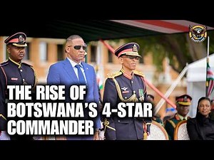 Botswana Makes History: General Mophuting Becomes First Four-Star BDF Commander 🇧🇼