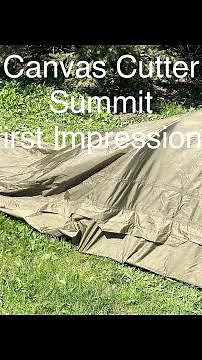 Canvas Cutter Summit Bedroll Ultralight Backpacking Sleep System Review and First Impression
