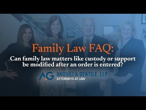 Can You Change a Divorce Order? | Angiuli & Gentile, LLP