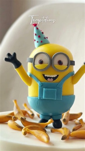 🍌 Bananaaa! Adorable 3D Minion Birthday Cake | Custom Cake in Oman 🎂💛
