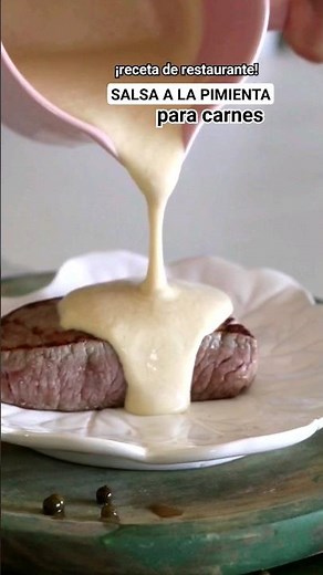 SOLOMILLO/ENTRECOT A LA PIMIENTA, la salsa imprescindible #salsas #solomillo #entrecote #pimienta