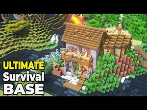 Minecraft 1.15 Ultimate Starter Survival Base River Biome [HOW TO BUILD]