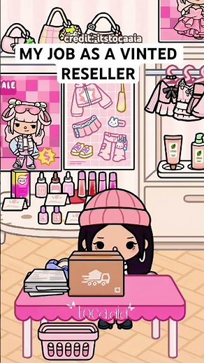 MY LIFE AS A RESELLER ON VINTED SELLING OLD SOCKS AND SHOES ❤️ toca roleplay by credit: itstocaaia