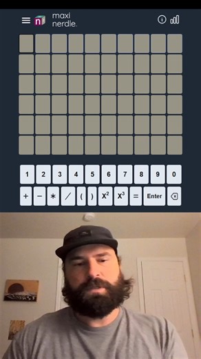 Brenden Cyr on Instagram: "Huge nerd #nerdle #wordle"