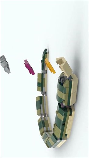 Lego 31121 b1 Snake rotate 3D #lego #retrocube #F1 #31121 #legobuilding #creator #snake