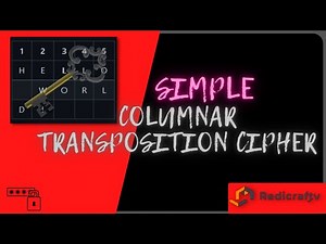 Columnar Transposition Explanation | Simple | Cryptography