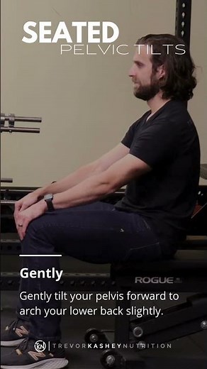 Seated Pelvic Tilts – How to Perform It Correctly | Trevor Kashey Nutrition