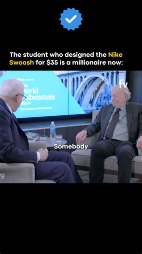 Founder's Vision on Instagram: "The Nike “Swoosh” logo, one of the most recognizable logos in the world, was created by Carolyn Davidson, a graphic design student, in 1971. She was paid just $35 for her work at the time. Despite its humble beginnings, the Swoosh has come to symbolize Nike’s commitment to athletic excellence and innovation. Initially, Davidson’s payment was modest, reflecting her student status and the early days of the company. However, Nike later recognized the value of her con