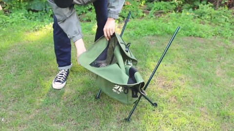 Night Cat Backpacking Chair Ultralight: Camping Chairs Foldable Portable Compact Supports 330 LBS Green