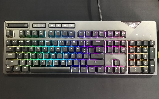售价过千！华硕ROG机械键盘，拆解分析。附飞线修复
