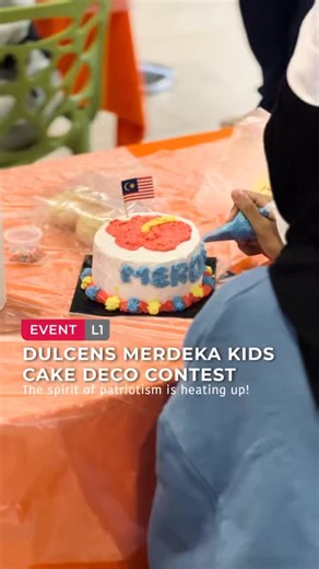 These kids is really showing up the spirit of patriotism! 🇲🇾 As Hari Merdeka is just around the corner, @dulcensbakingacademy and KIPMall Bangi has created an alluring moment, presenting with these kids a cake decoration. Thank you to all participant, such a lovely day to have all of you. #KIPMallBangi #KIPREIT #KIPMall #Dulcens #MerdekaCakeDeco | KIPMall Bangi