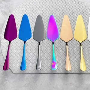 Pie Servers, Stainless Steel Dessert Pastry Pie Cake Servers for Celebration Party Wedding Home or More, Silver (8.9inch)