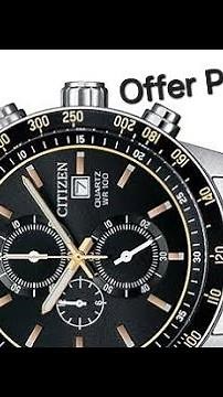 Citizen Chronograph Quartz Black Dial Men's Watch AN3681-57E #citizenwatch #citizenwatches #watch