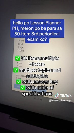 Prepare for Your 3rd Periodical Exam with our Summative Test Feature!