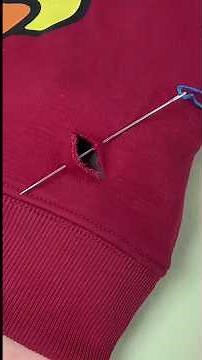 how to sew by hand single eye needle | how to sew by hand | hand sewing for beginners | #shorts