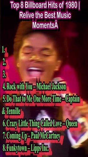 🇺🇸🇺🇸 Top 8 Billboard Hits of 1980 | Relive the Best Music Moments 🎶🔥/part 21/ #80smusic