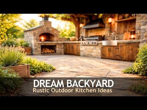 The Ultimate Rustic Outdoor Kitchen Inspiration for Your Dream Backyard