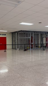 7.8K views · 77 reactions | Moving right along! Just like that the old bleachers are gone and construction of the ticket booth has begun. We can't wait to see the finished product of the David R. Thies B'59 Arena! | Saint Mary's University of Minnesota | Facebook