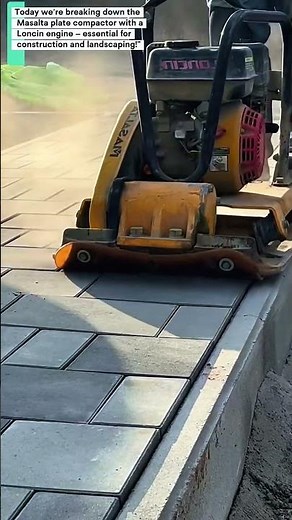 Masalta Plate Compactor (Loncin Engine) | Paving & Construction Educational Guide