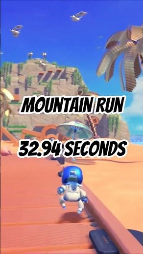 MOUNTAIN RUN In 32.94 | ASTRO's PLAYROOM - Network Speed Run