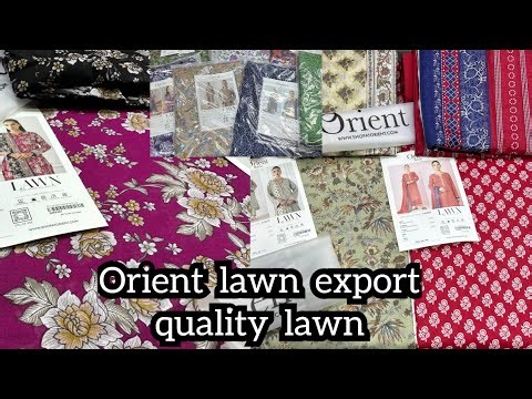 Orient Lawn Original | beautiful lawn prints | Export premium lawn | summer sale- House of cut piece