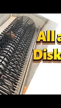 Disk filter working, Disk filter in STP, Mita Disk filter, Nordic Disk filter, SFC disk filter