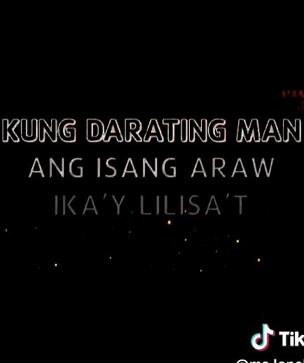 Kung Sakalaing Ikaw Ay Lalayo KARAOKE #templatecapcut #karaoke #everyone #follower