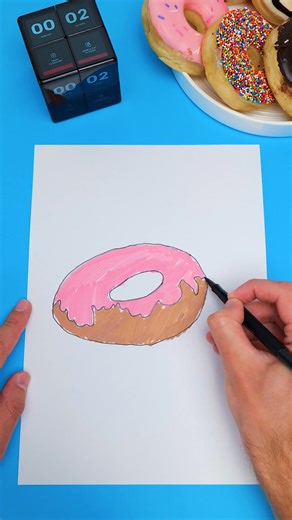 4.5K views · 18 reactions |  Fun Drawing Challenge with WowCube! Winner Will Get Donuts! | SUPER SLICK SLIME SAM | Facebook