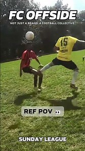 Sunday League by FC Offside ⚽️ | Ref POV 👀 That’s A Red 🔴
