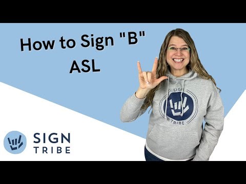 Learn How to Sign the Letter "B" in ASL // American Sign Language // Sign Tribe Academy