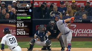 Statcast: Ponche de Paddack