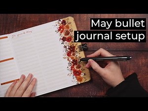 May Bullet Journal Setup 💜
