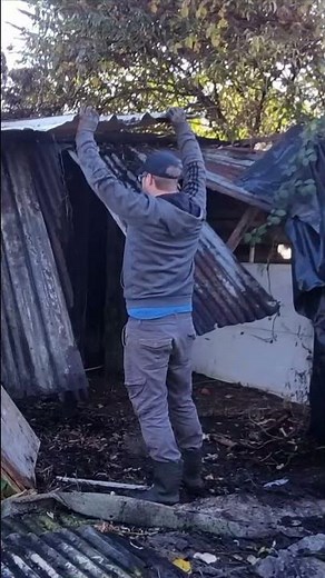 SHED SMASHED! 🔨🤯 Making Room for a Paradise Garden. Full video link in the comments