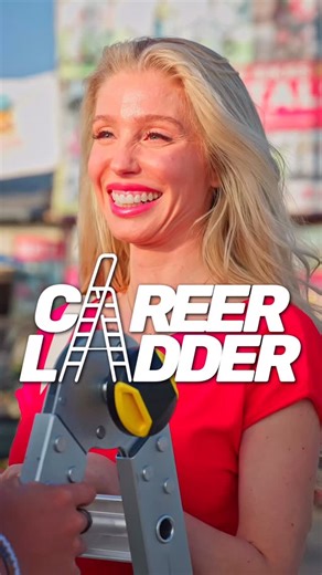 Max Klymenko on Instagram: "Ep. 496 - Career Ladder 🪜 She PLAYS for her job? 🇺🇸 #careerladder #careers #careeradvice #interesting #jobs"