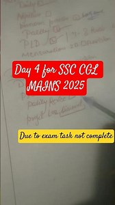 Day 4 for ssc cgl mains 2025 & cgl 2026 #ssc #ssccglexam #cgl #motivation #sscexam #ssccgl #viral