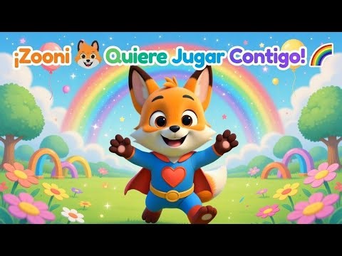 ¡Zooni 🦊 Quiere Jugar Contigo! 🎈🌈